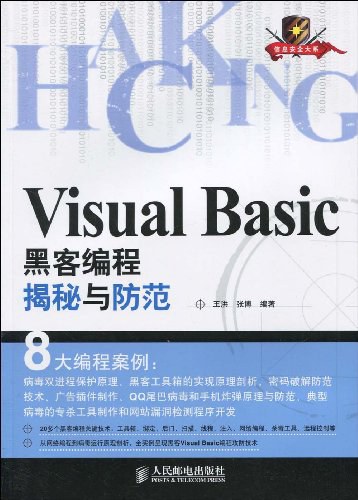《Visual Basic 黑客编程揭秘与防范》学生时期写的书